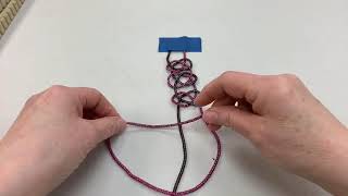 Celtic Knot Bracelet Tutorial [upl. by Anrapa752]