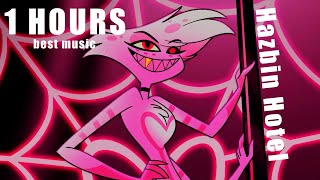 ADDICT Music Video  HAZBIN HOTEL 1 HOURS VERSION [upl. by Hayalat]