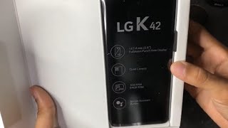 LG K42  Unboxing En Español [upl. by Elbam]