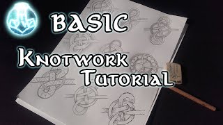 Basic Knotwork Tutorial Part 1 [upl. by Emanuela]