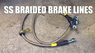 How to Install Stainless Steel Brake Lines [upl. by Etsirhc]