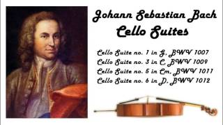 Johann Sebastian Bach  Cello suites in 432 Hz great for reading or studying [upl. by Emma]