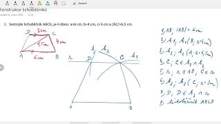 7ročník Konstrukce lichoběžníků 1 [upl. by Yenttihw]