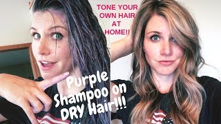 How To Use Purple Shampoo  Best Purple Shampoo Technique [upl. by Fisken671]