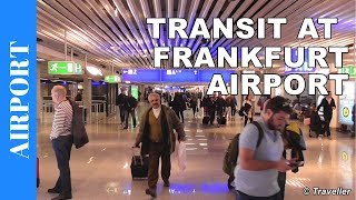 TRANSIT WALK AT FRANKFURT Airport FRA Terminal 1  Connection Flight Transfer Arriving amp Departing [upl. by Carol-Jean]