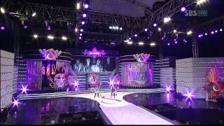 2NE1  I Dont Care Live 20090924 [upl. by Naujd]