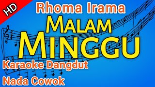 Rhoma Irama  Malam Minggu Karaoke Dangdut  HD [upl. by Adien]