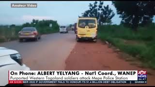 Breaking News Purported Western Togoland soldiers attack Mepe Police Station  AM News 25920 [upl. by Araes]