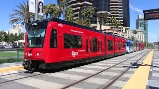 San Diego Trolley SDMTS Light Rail  Tram [upl. by Tdnaltroc640]