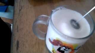 Aerolatte Review Frothing Cold Milk In Under 1 Minute [upl. by Didi198]