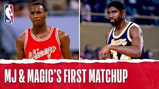 MJ amp Magics First Matchup  The Jordan Vault [upl. by Rosenstein869]